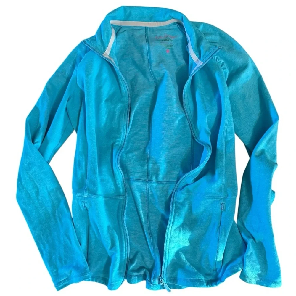 lily pulitzer ribbed weekender jacket medium - Picture 2 of 4